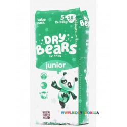 Подгузники Dry Bears Fun&care Junior 5 (15-25 кг) 38 шт